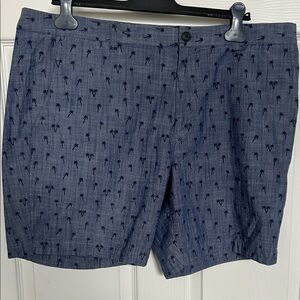 Bonobos Navy Palm Tree Print Shorts